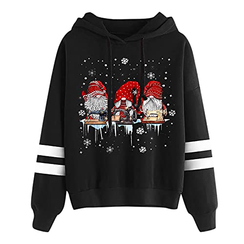 Weihnachtspullover für Damen Ugly Christmas Pullover Schneeflocke...