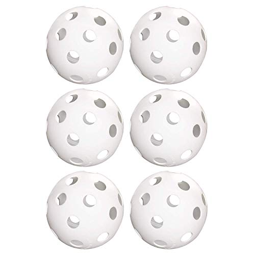 Hollow Balls for Sport Practice or Play Champion Sports White Plastic
