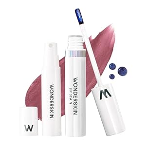 Wonderskin Wonder Blading All Day Lip Stain Peel Off and Reveal Kit – Long Lasting, Waterproof Brown Lip Tint, Transfer Proof Natural Makeup Stain Kit (Demure)