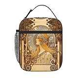 Tissu Oxford de qualité supérieure : Ce sac à lunch en tissu Oxford 100 % polyester est durable, résistant aux déchirures et facile à nettoyer. Il est idéal pour une utilisation quotidienne au travail, à l'école ou lors d'activités de plein air.