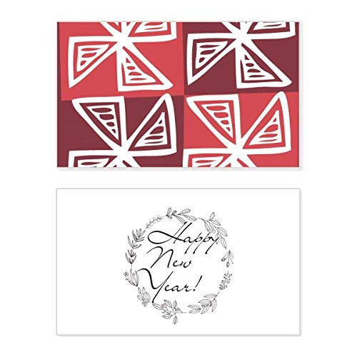 Tarjeta de Año Nuevo Red Windmill Mexico Totems, el detalle conmemorativo perfecto para regalar