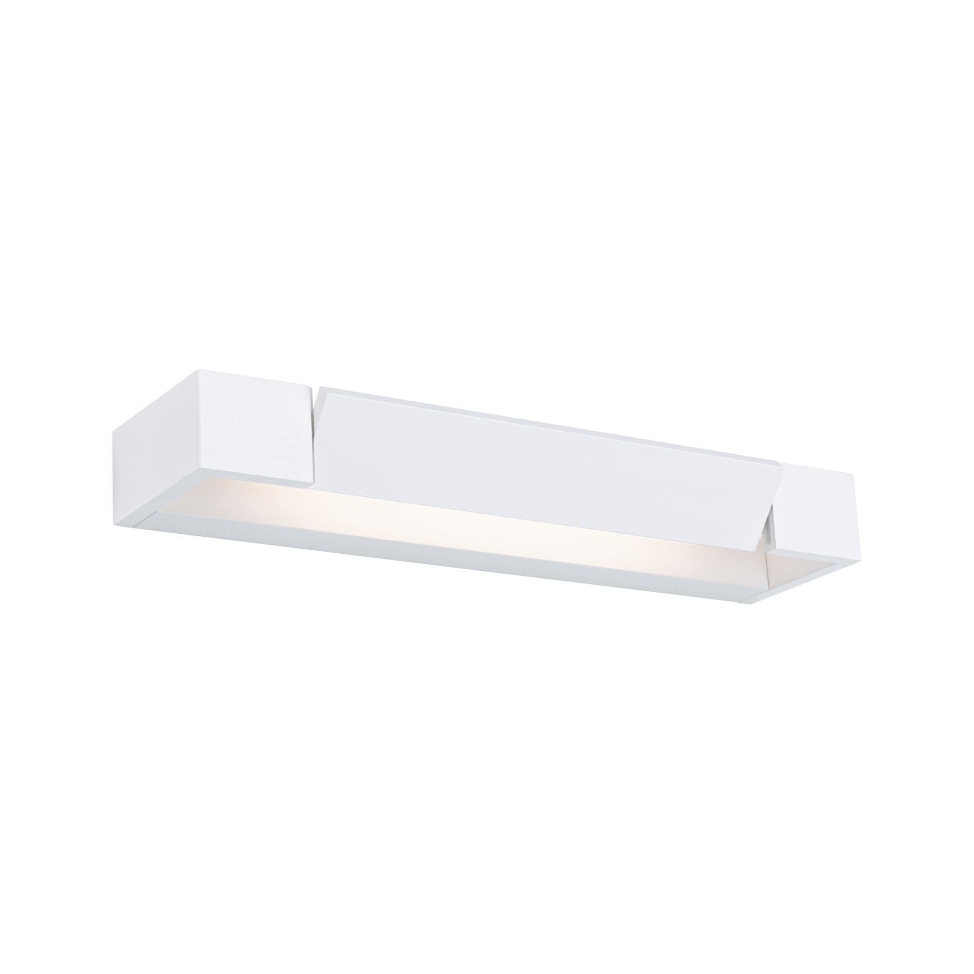 Paulmann 79515 plafonnier LED applique Lucille IP44 gradable éclairage plafond Blanc, éclairage salon Alu