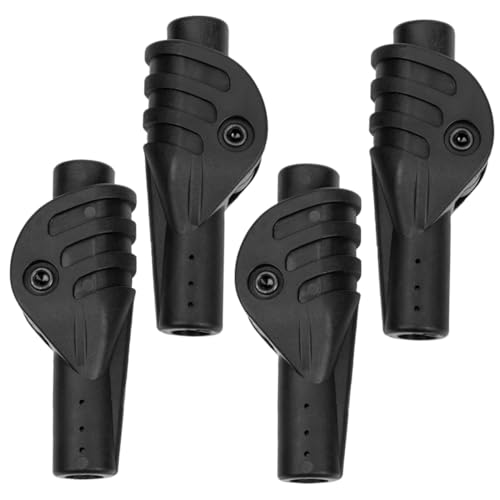 balacoo 4pcs Support Rod Adapter Accessories Tent Accessories Tent Supplies Repair kit fold Camping Supplies Folding Joint for Tent Components Tents Replacement Parts, 8.00X3.00X2.50CM, Black