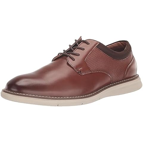 Nunn Bush Men's Chase Plain Toe Oxford Contemporary Lace Up, Cognac, 10.5 Cover