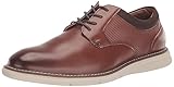 Nunn Bush Men's Chase Plain Toe Oxford Contemporary Lace Up, Cognac, 10.5