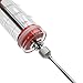 Meat Injector Kit, Plastic Marinade Turkey BBQ 1-oz Syringe with 2 Stainless Steel Needles - 3 Extra O-Rings & 1 Cleaning Brush For Basting & Grilling