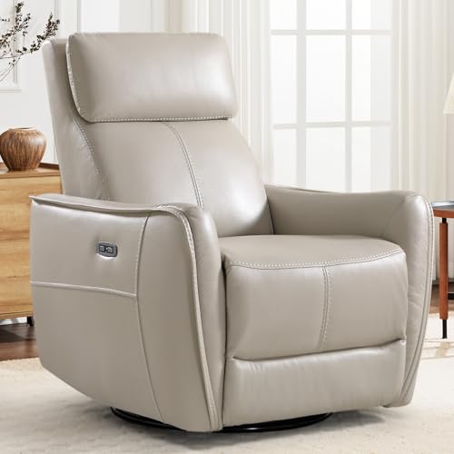 Reviews de Sillon Reclinable de Piel - 5 favoritos. 46 ANJ Power - Silla reclinable con puertos USB, reclinable eléctrico giratorio de 270° para guardería, sofá reclinable de piel tapizado certificado FSC para sala de estar,...