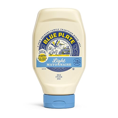 Image of Blue Plate Light Mayonnaise, 18 Fl Oz Squeeze Bottle (Pack of 1)