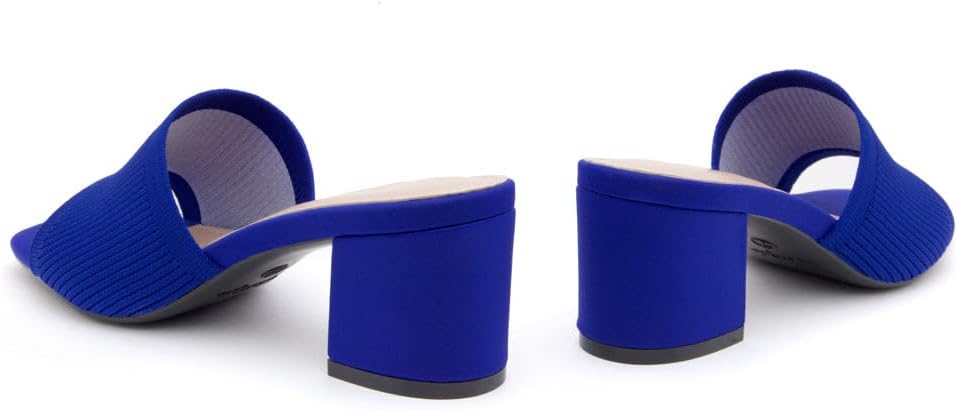 Herstyle Low Block Heels for Women – Slip-On Mules, Square Open Toe 2.5 Inch Comfort Chunky Heeled Sandals, Trendy 2025 Casual Dress Pumps Shoes for Party, Wedding & Office - Image 5