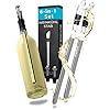 KERAÂ® WeinkÃ¼hler WeinkÃ¼hlstab FlaschenkÃ¼hler | 6-in-1 | inkl. 2 LÃ¤ngen + 2 AusgieÃer + 2 Flaschenverschluss | Optimale KÃ¼hlwirkung | Wein ZubehÃ¶r WeinkÃ¼hlstab | Edelstahl