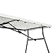 Amazon Basics Heavy Duty Portable Folding Table 6 ft with Carrying Handle, Indoor & Outdoor, White