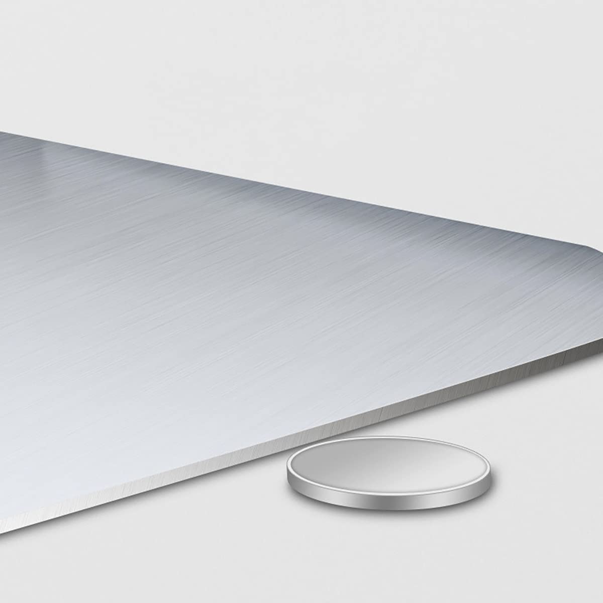 Tagliere extra large in acciaio inox, 58 x 80 cm, resistente, per la preparazione degli alimenti da cucina, per cuocere e cucinare