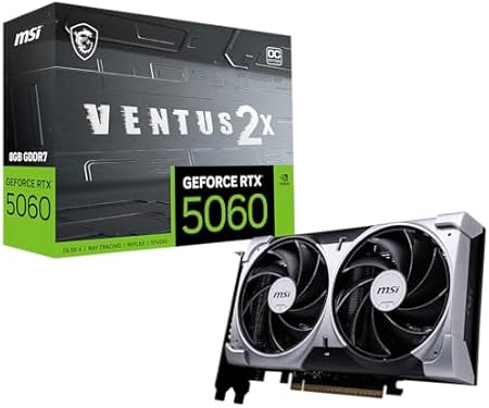 MSI GeForce RTX 5060 8G VENTUS 2X OC グラフィックスボード VD9187