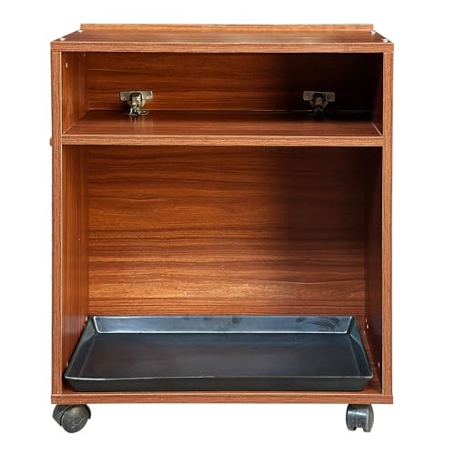 ADMIRA Wood Inverter Trolley with Wheels - Image 8