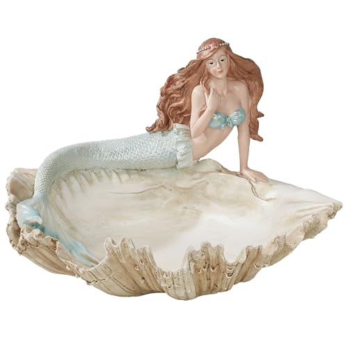 Touch of Class Mermaid Decorative Bowl Powder Blue