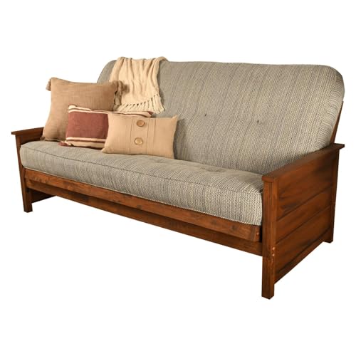 Futon Cover Only Handwoven Premium Fabric Collection Fits 6-8 inch Futon Mattress Full Size (Ocean Front)