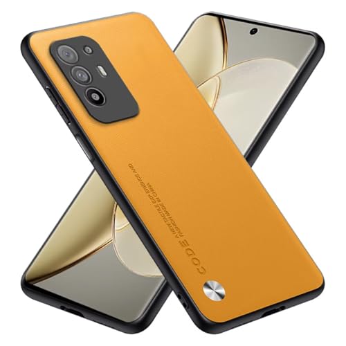 RankOne Funda Compatible con OPPO A94 5G (6.43') Carcasa Caso Cover Estuche - Amarillo