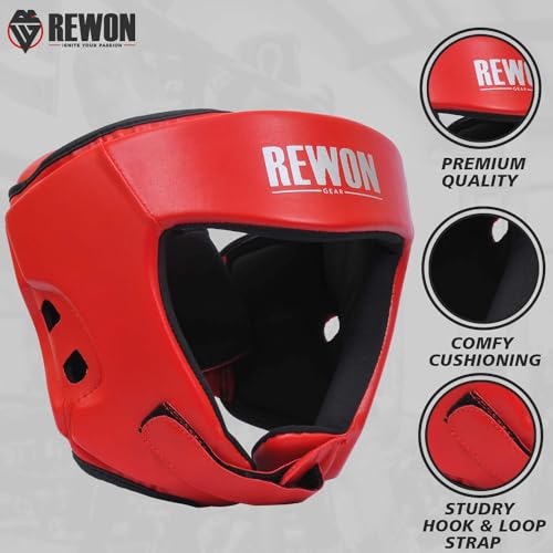 Casque de boxe intégral en cuir Maya Hide pour combat et sparring - 3