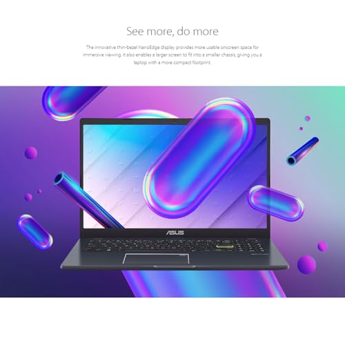 Image of ASUS Portable Go Laptop • 2024 Flagship • 4GB RAM • 1.5TB Storage • Intel Processor • 15.6 inch FHD Display • 1 Year Microsoft 365 Included • Webcam • Long Battery Life • Windows 11 Pro • w /WOWPC Bundle