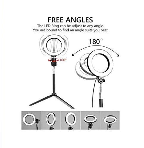 upReale-11-inch-LED-Ring-Light-with-7-Ft-Tripod-Stand-Combo-3-color-modes-Dimmable-Lighting-For-Tiktok-YouTube-Reels-Photo-shoot-Video-Live-Stream-Makeup-Videos-vlogging-Shooting-and-Camera-Clip-Setup
