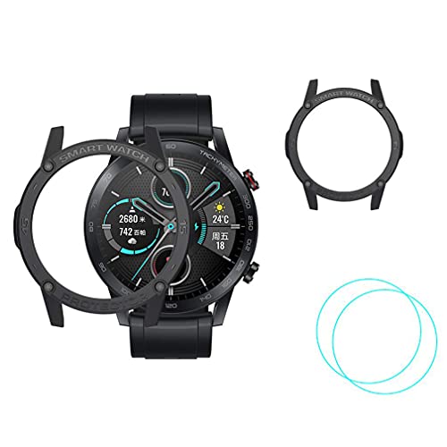 SIKAI CASE - Schutzhülle kompatibel mit Honor Magic Watch 2 Smart Watch 46mm, Weiches TPU Kratzfest Stoßfest Rahmen Flexible Bumper Cover Shell Abdeckung Haut Schutz (Doppelten Schutz)