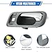 VekAuto Automotive Front Left Driver Side Interior Door Handle Compatible for Honda CR-V 1997-2001 for Honda Odyssey 1995-1998, Durable Plastic Gray