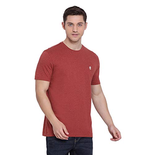 Image of Red Tape Melange Round Neck T-Shirt for Men | Premium Comfort | Versatile Everyday Essential