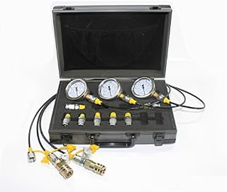 XZT 60M Hydraulic Pressure Test Coupling Kit,Pressure gauges Set,Test Hose,Test Tools for Caterpillar,Case,JohnDeere