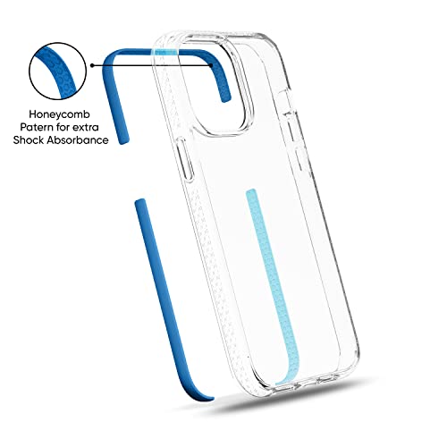 Image of Vaku Luxos Guard MagPro for iPhone 14 Cover Case, 10 Feet Drop Protection, Shockproof, Scratch Resistant, Slim, Thin Compatible with MagSafe iPhone 14 Back Cover - Dark Blue