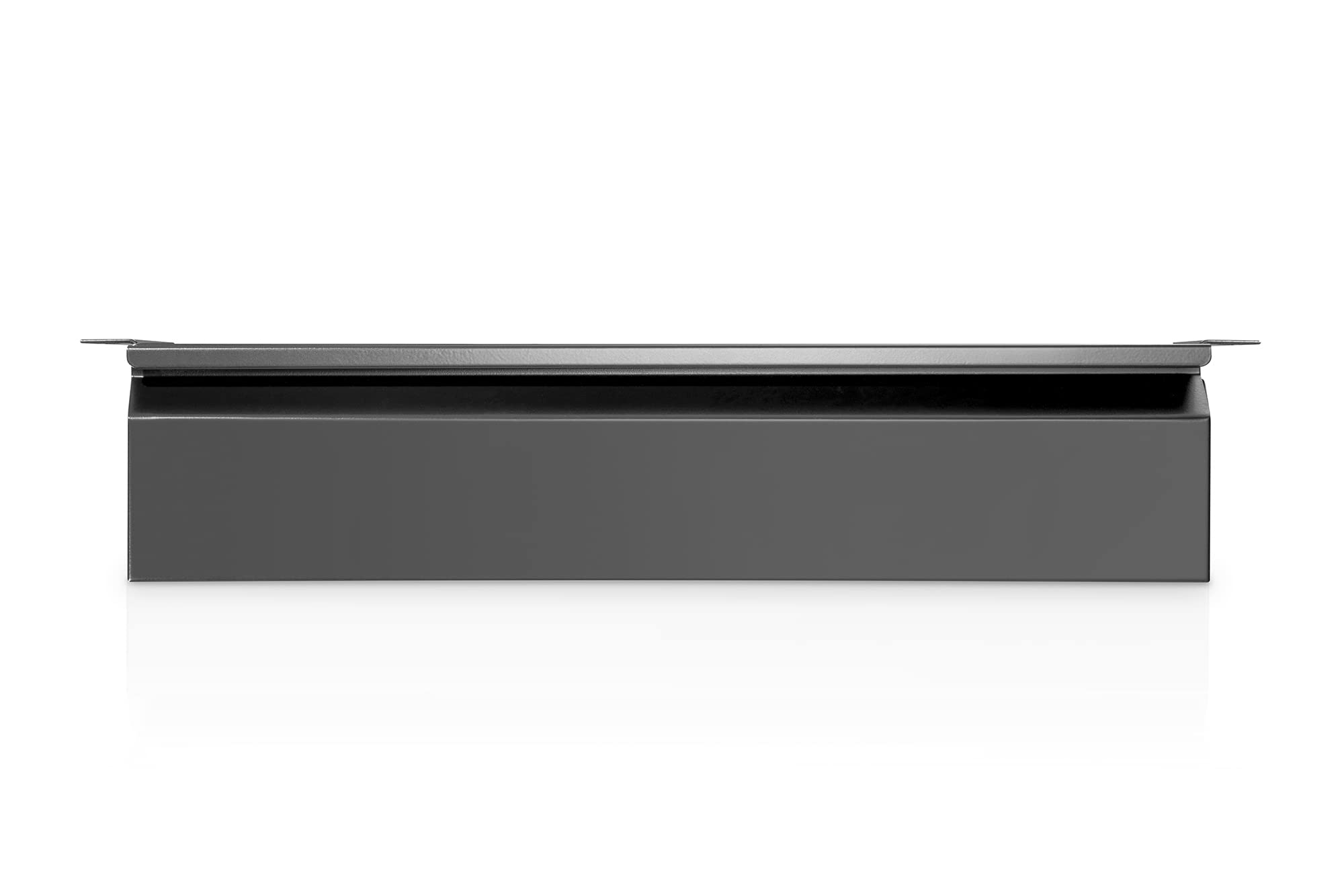 DIGITUS Unterbau-Schublade – Ausziehbar – Leichtgängig – 48 cm tief – 5 kg Traglast – Zur Montage unter Schreibtisch, Werkbank oder Arbeitsplatte – Schwarz