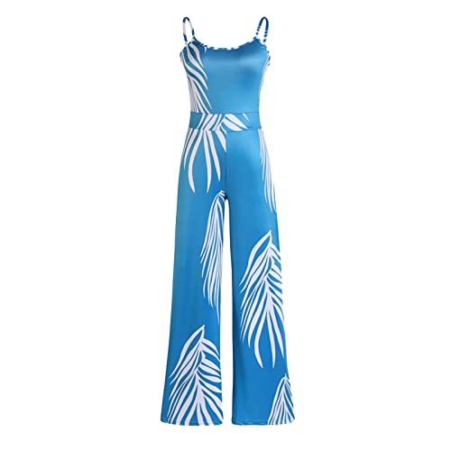 Mono para mujer, verano, playa, pantalones de verano para mujer, ligeros, pierna ancha, pantalones largos, traje de una pieza, elegante, festivo, peto de tela, sexy, pantalones de tela delgados,