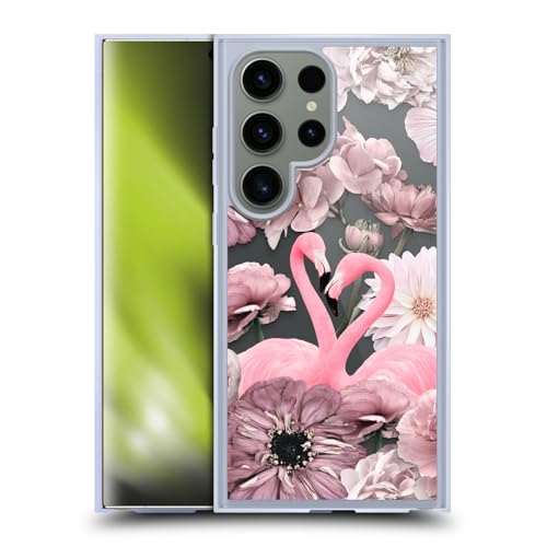 Coque Samsung S24 Ultra LebensArt Flamingo Romance en Gel haut de gamme