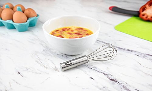 Tovolo 6" Mini Stainless Steel Whisk - Small Kitchen Gadget & Utensil For Baking, Cooking, Whipping, Mixing, Egg Beating, & Essentials / Dishwasher-Safe #TOP1