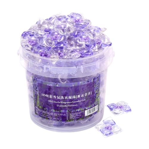 Washing Machine Pods 100 Count - Scented Laundry Detergent with Stain Removal | Concentrated Fabric Softener and Color Protection Pods for Pants, Towels, Sweaters, Bedding, Underwear