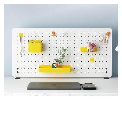 Kit combiné de panneaux perforés et accessoires de bureau pour optimisation de l'espace