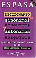 Diccionario Espasa de Sinonimos y Antonimos 8423990737 Book Cover