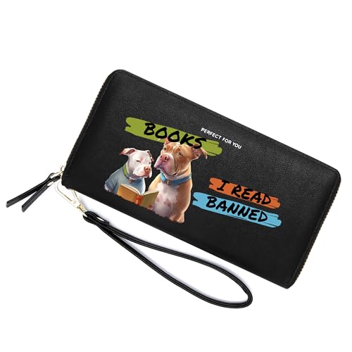 ZRTARY Customized Puppy Women's Wallet,Birthday Gift,Holiday Gift for Mother,Daughter,Women,Valentine's Day Gift for Wife from Husband,Son,Daughter 1305e