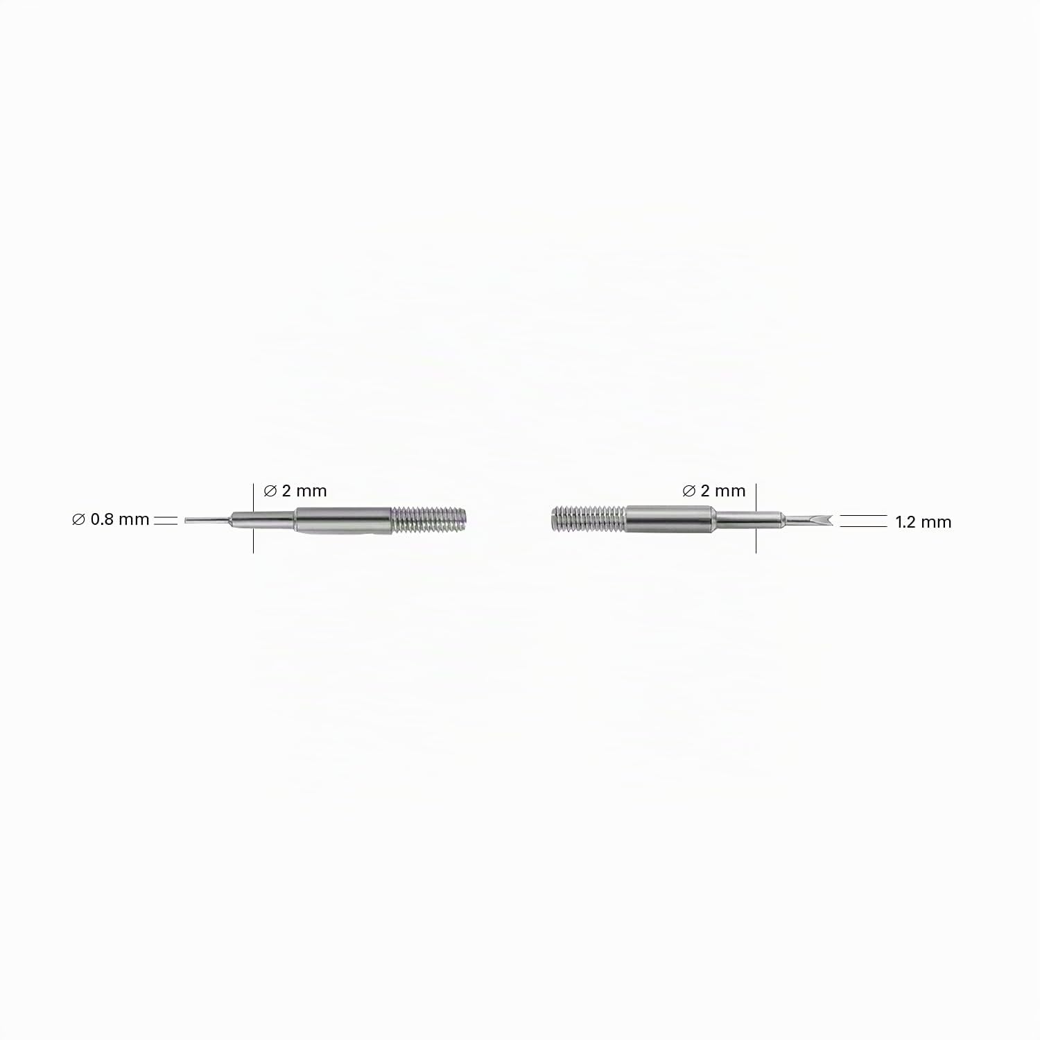 Bergeon 6767-F Watch Spring Bar Tool - Long Stainless Steel Handle with Replaceable Screw In Fine Tool End