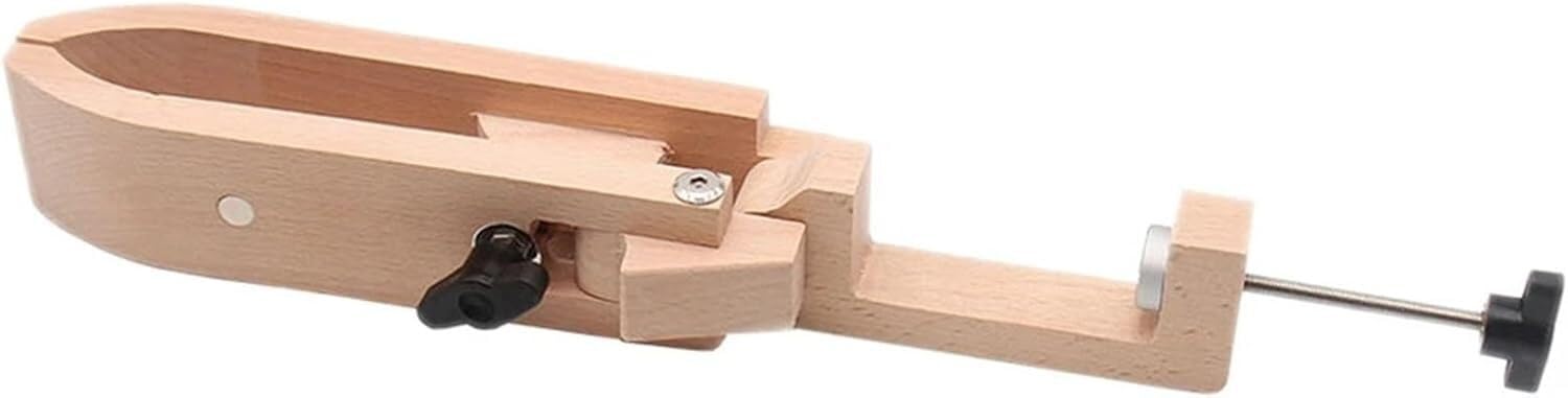Drewniany zacisk do wyrobów skórzanych biurko zacisk do szycia DIY narzędzie rzemieślnicze
