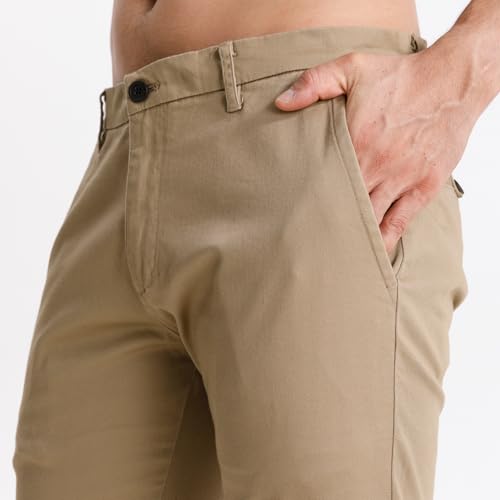 Image of Match Men's Wild Retro Multi-Pockets Utility Casual Cotton Cargo Trousers #3357