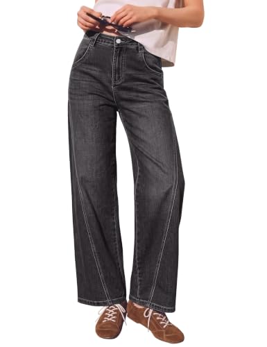 luvamia Womens Wide Leg Jeans Jeans Baggy Concert Outfits for Women X-Large