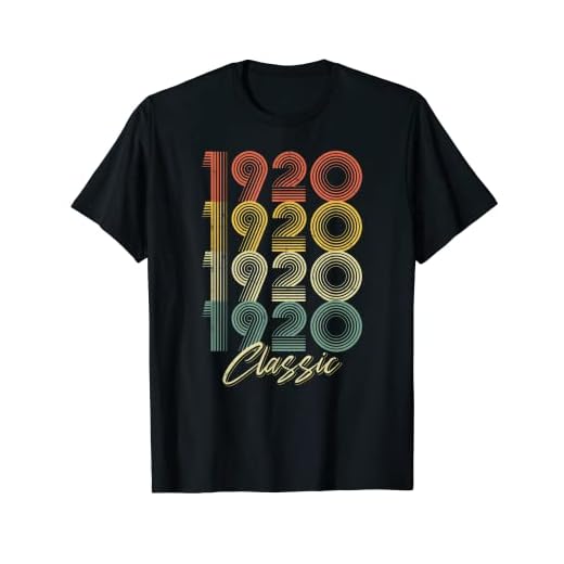 Regalos clásicos de 1920 para cumpleaños número 100 años Camiseta