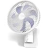 Airbition 8” Small Wall Mount Fan with Remote Control, 90°Oscillating, 4 Speeds, Timer, Included 120° Adjustable Tilt, High Velocity, 70Inch Cord, for RV Bedroom Home Office Garage