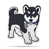 Rico Industries NCAA Washington Huskies Mascot Shape Cut Pennant - Home and Living Room Décor - Soft Felt EZ to Hang
