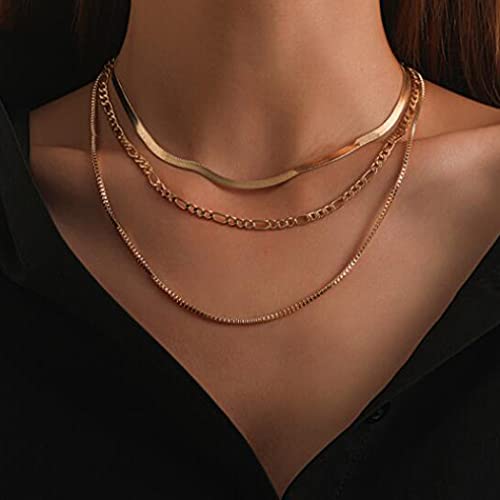 La collana a strati è una taglia unica. La lunghezza della collana può essere regolata liberamente, che si adatta comodamente a tutte le dimensioni del collo.
