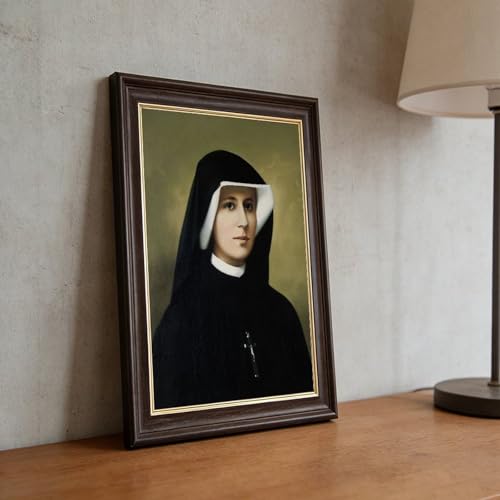 Toile Saint Faustine portrait décoration murale cadre suspendre - 5