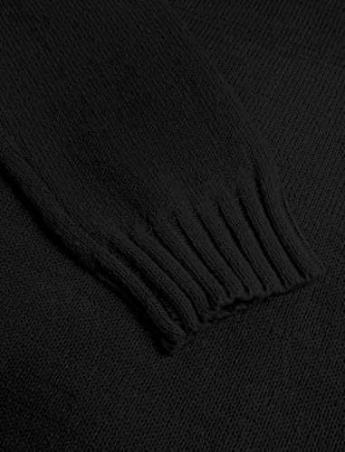 Image of ZAFUL Crew Neck Casual Knit Sweater for Women Cozy Long Sleeves Ribbed Knit Pullover Sweaters Jumper