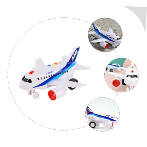 Avion éducatif sans batterie cadeau d'éveil sensoriel pour bébés