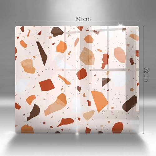 Planche à découper en pierre décorative Wallfluent en verre haut de gamme