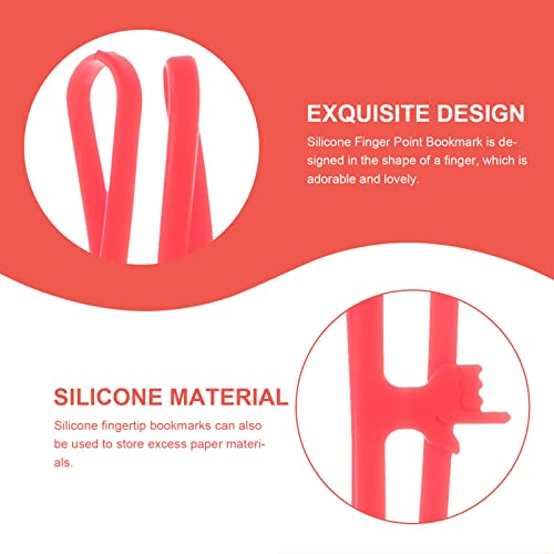 Ne perdez plus votre page grâce aux marque-pages silicone souples et colorés - 3